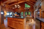 Vaulted ceilings and all around views
